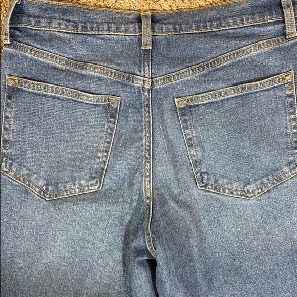 Gap Blue Light Wash High Rise Stride Wide-Leg Jeans SKU0330 - Picture 4 of 9